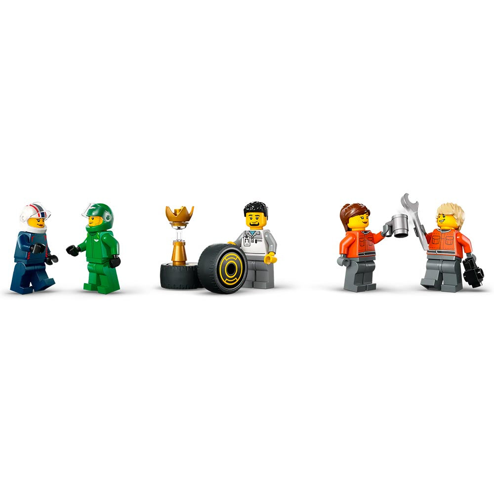 F1 Truck with RB20 & AMR24 F1 Cars - LEGO® City 60445