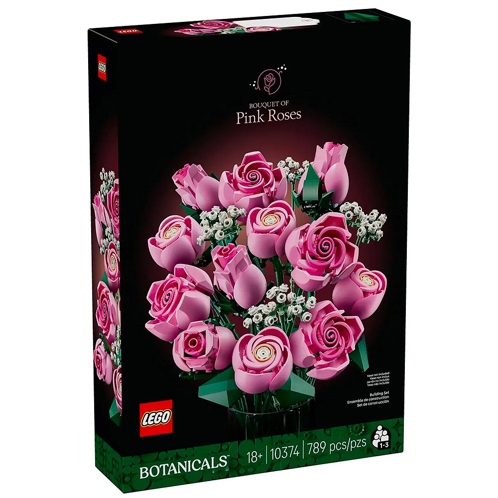 Bouquet of Pink Roses - LEGO® Botanicals 10374