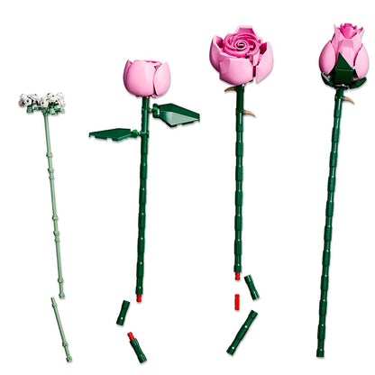 Bouquet of Pink Roses - LEGO® Botanicals 10374