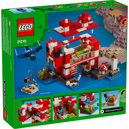 The Mooshroom house - LEGO® Minecraft 21270