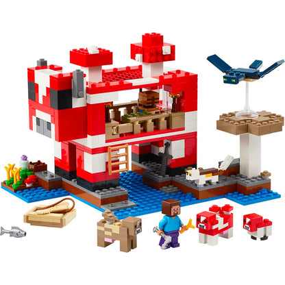 The Mooshroom house - LEGO® Minecraft 21270