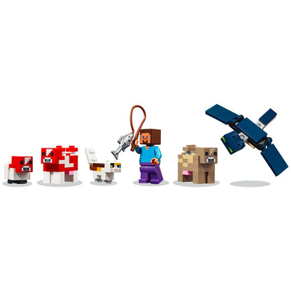 The Mooshroom house - LEGO® Minecraft 21270