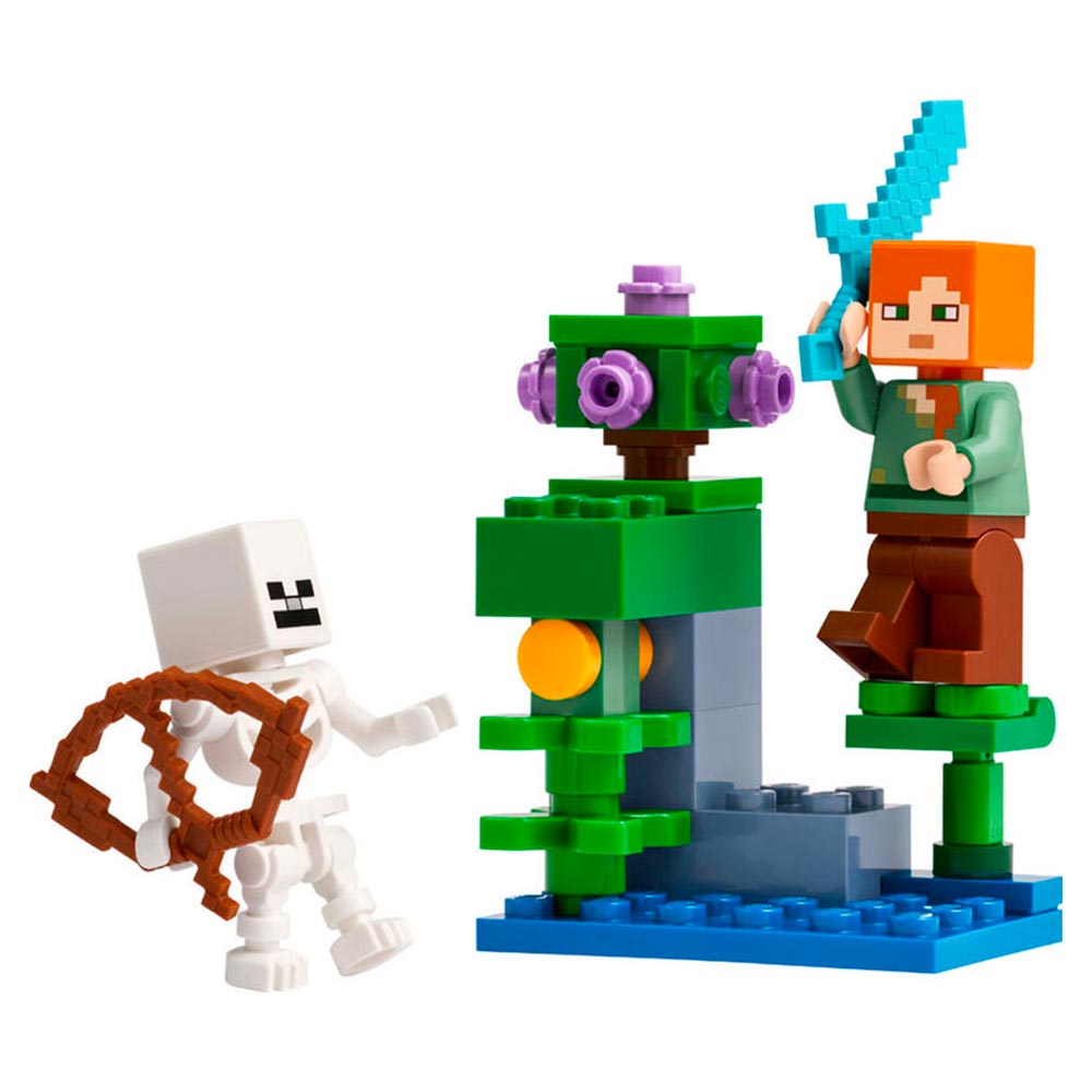 The Lush Cave Attack - LEGO® Minecraft 30705