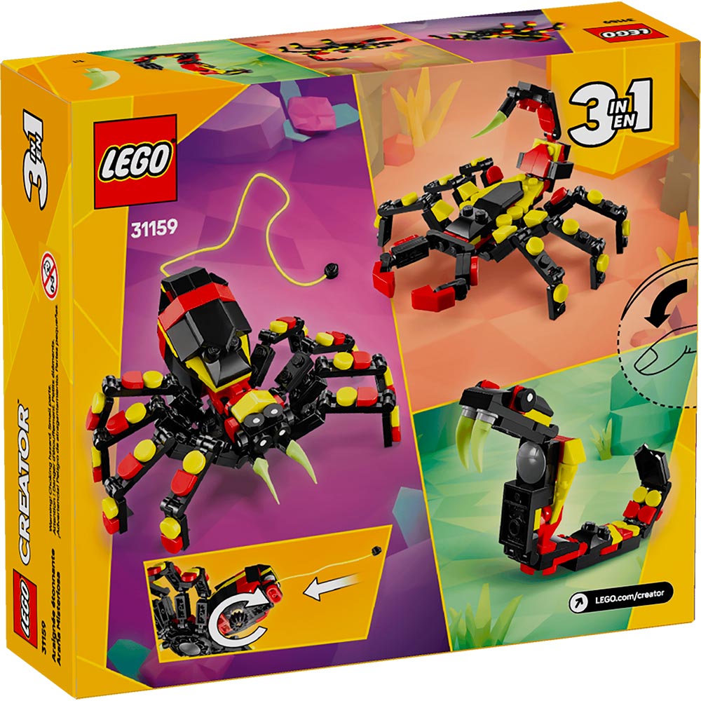Wild Animals: Surprising Spider - LEGO® Creator 3-in-1 31159