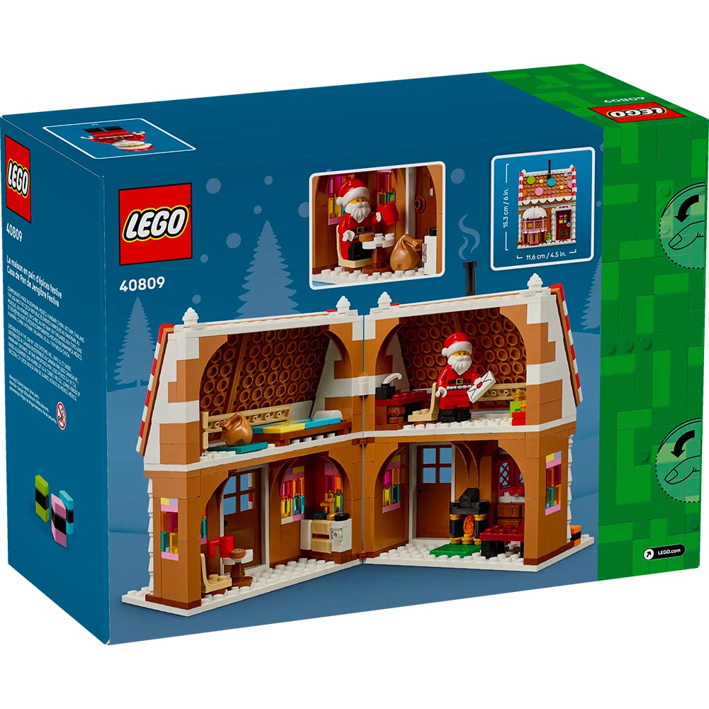 Festive Gingerbread House - LEGO® Seasonal 40809