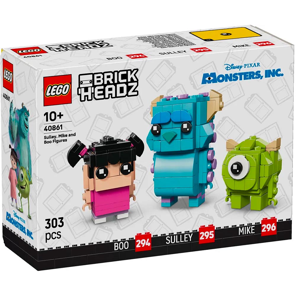 Sulley, Mike and Boo Figures - LEGO® BrickHeadz 40861