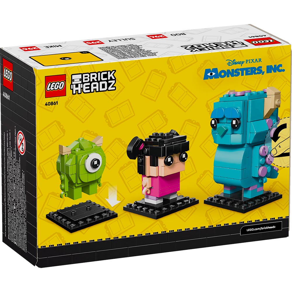 Sulley, Mike and Boo Figures - LEGO® BrickHeadz 40861