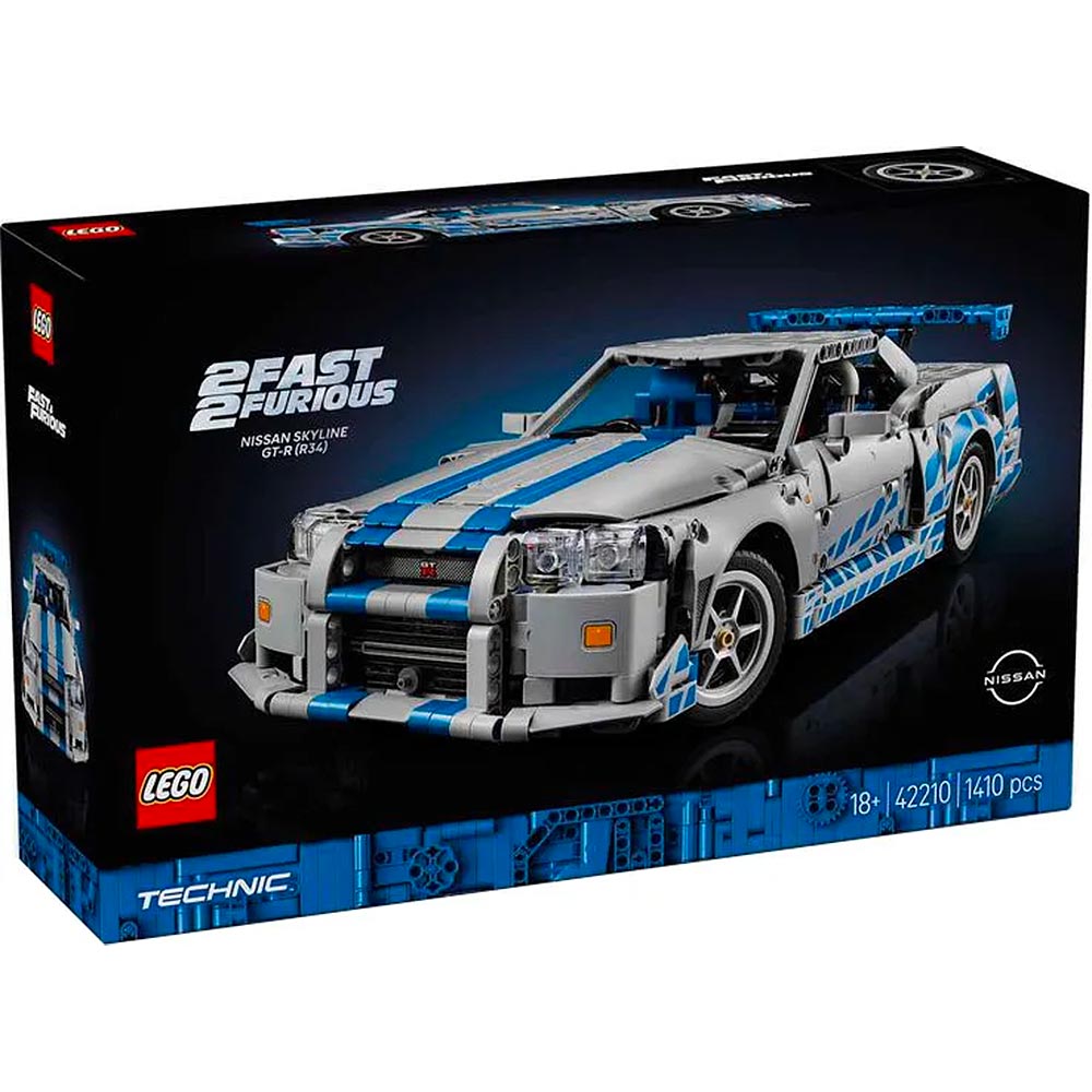 2 Fast 2 Furious Nissan Skyline GT-R (R34) - LEGO® Technic 42210