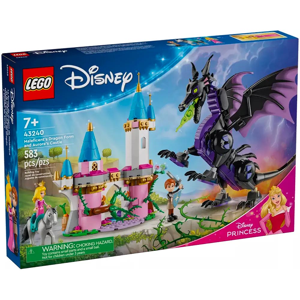 Maleficent’s Dragon Form and Aurora's Castle - LEGO® Disney 43240