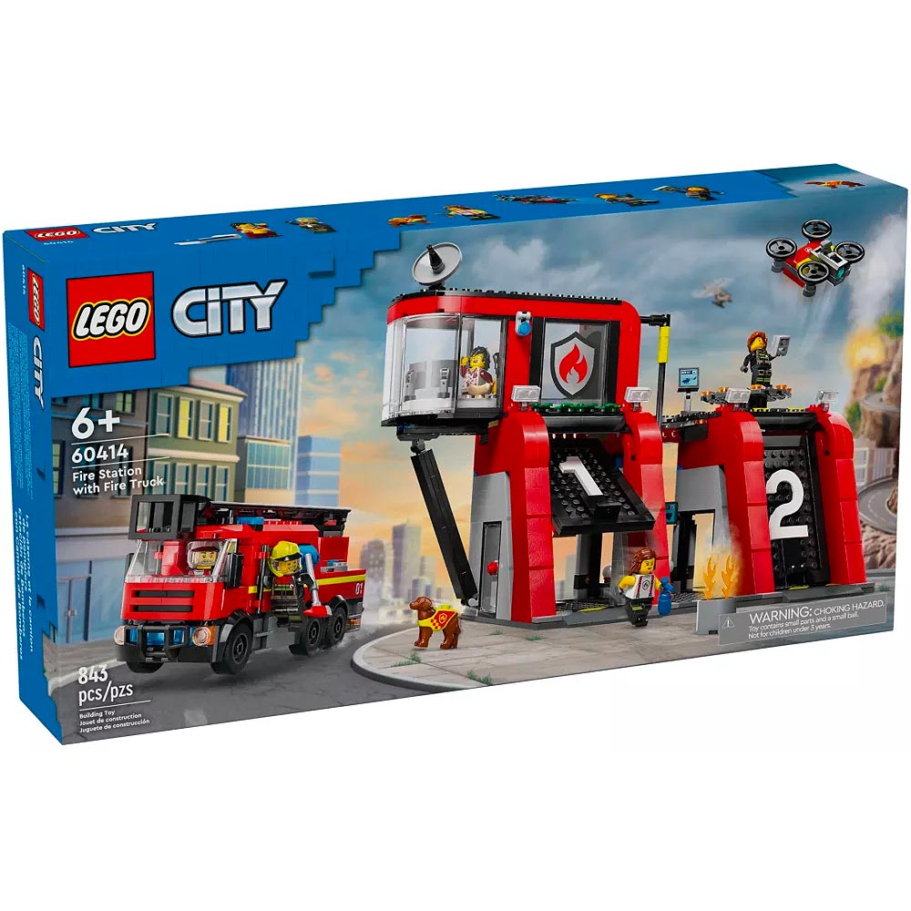 Fire Station with Fire Engine - LEGO® City 60414