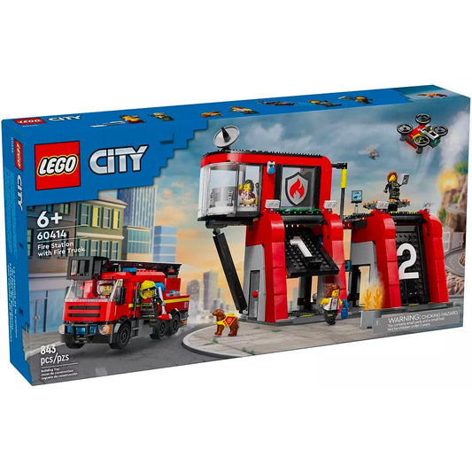 Fire Station with Fire Engine - LEGO® City 60414