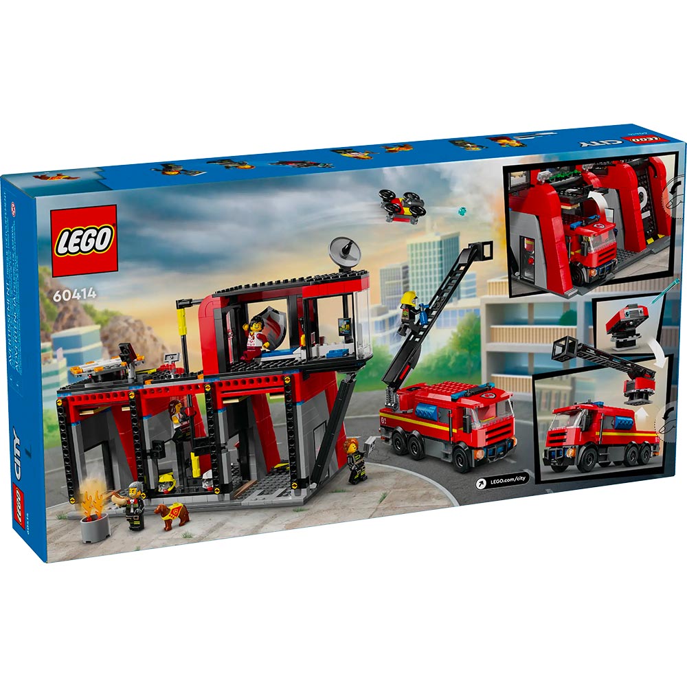 Fire Station with Fire Engine - LEGO® City 60414