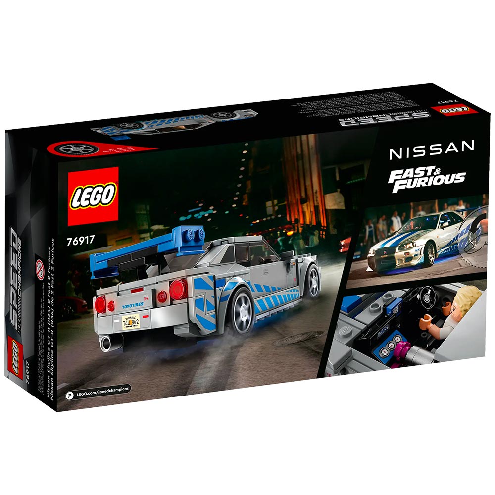 2 Fast 2 Furious Nissan Skyline GT-R (R34) - LEGO® Speed Champions 76917