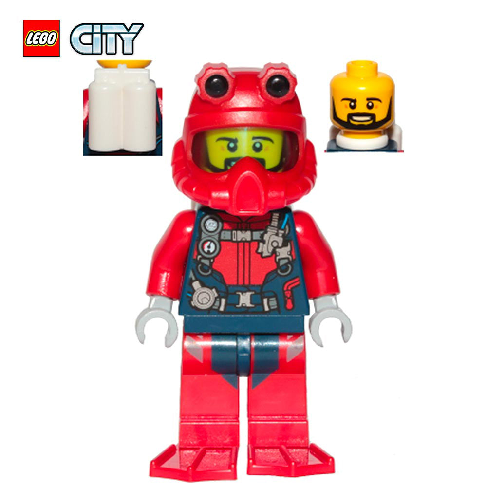 Diver - LEGO® City Minifigure