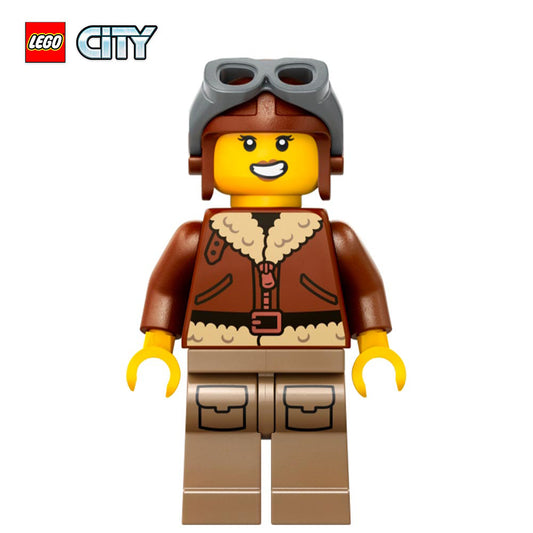 Pilot Woman - LEGO® City Minifigure
