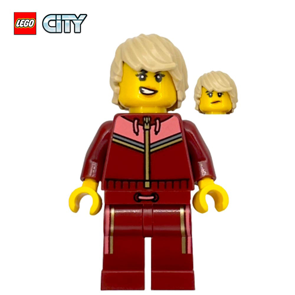 Woman in Jogging Suit - LEGO® City Minifigure