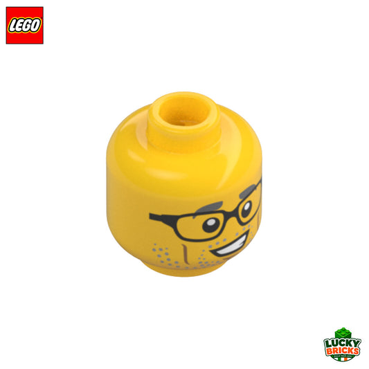 Head with Glasses - LEGO® Part 66173