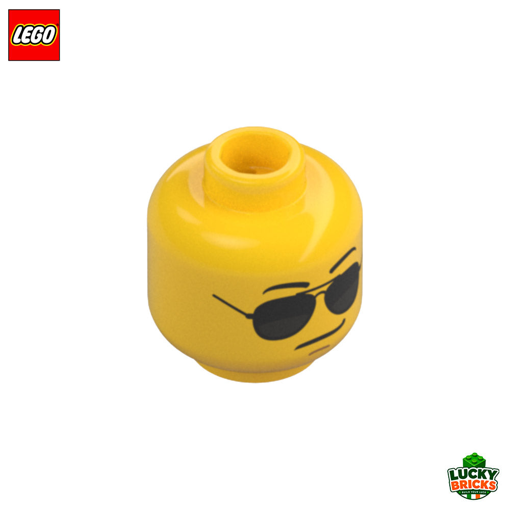 Head with Sunglasses - LEGO® Part 21023