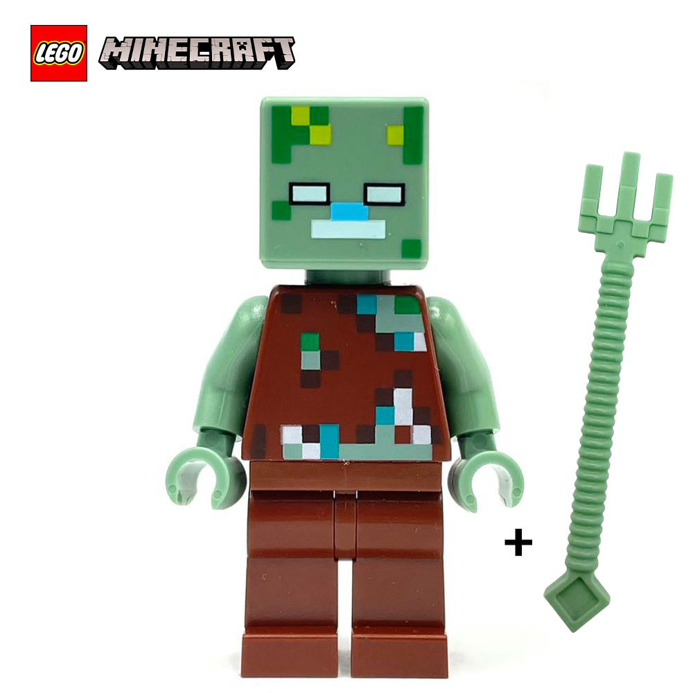 Drowned Zombie - LEGO® Minecraft Minifigure