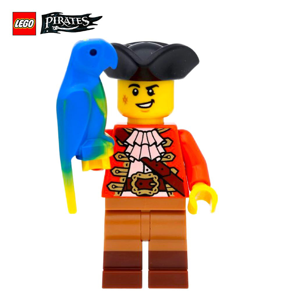 Pirate with Parrot - LEGO® Pirates Minifigure