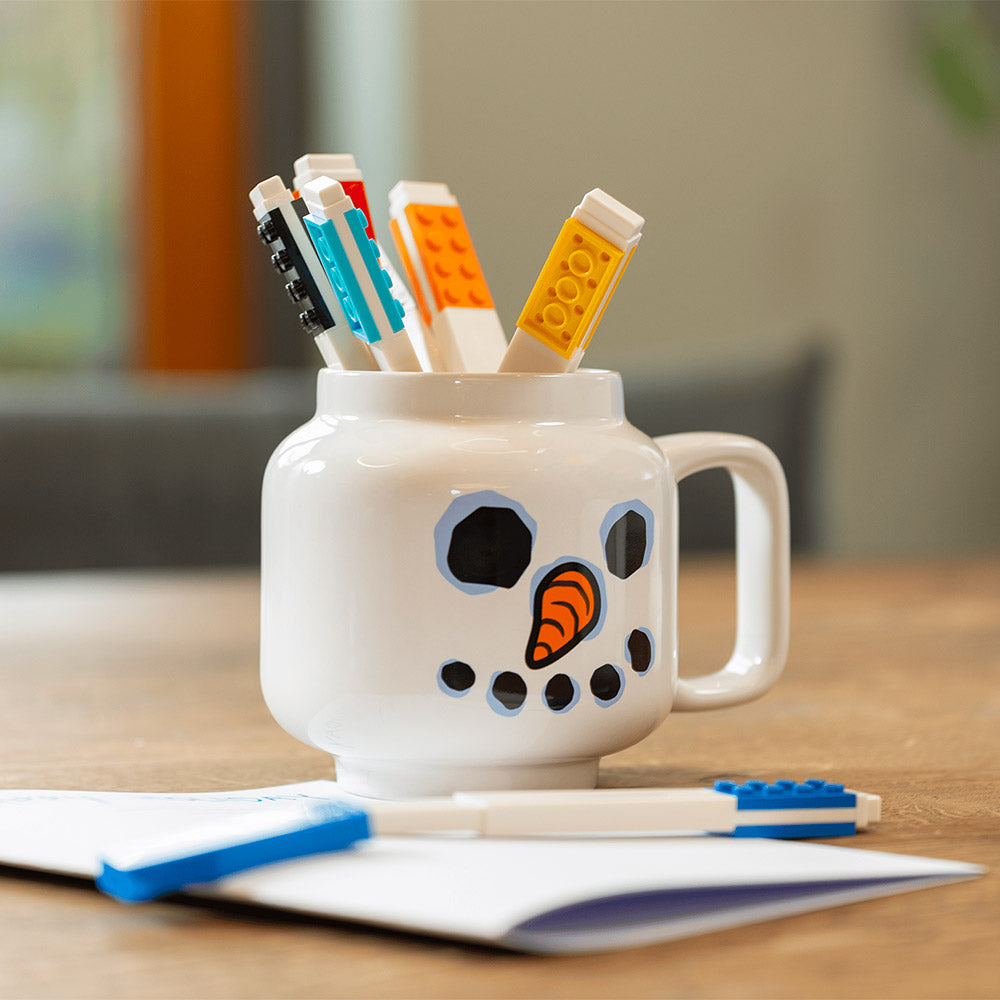 Small Ceramic Mug Snowman- LEGO® Accessory 5009904