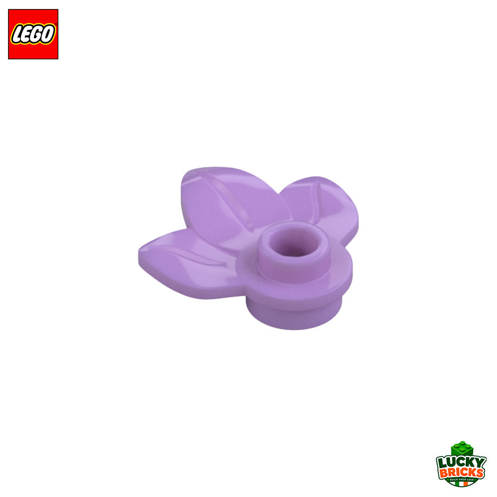 Plate Round 1x1 with 3 leaves - LEGO® Part 32607
