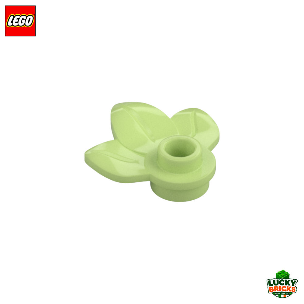 Plate Round 1x1 with 3 leaves - LEGO® Part 32607
