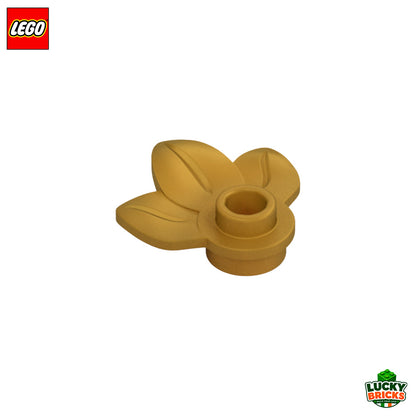 Plate Round 1x1 with 3 leaves - LEGO® Part 32607