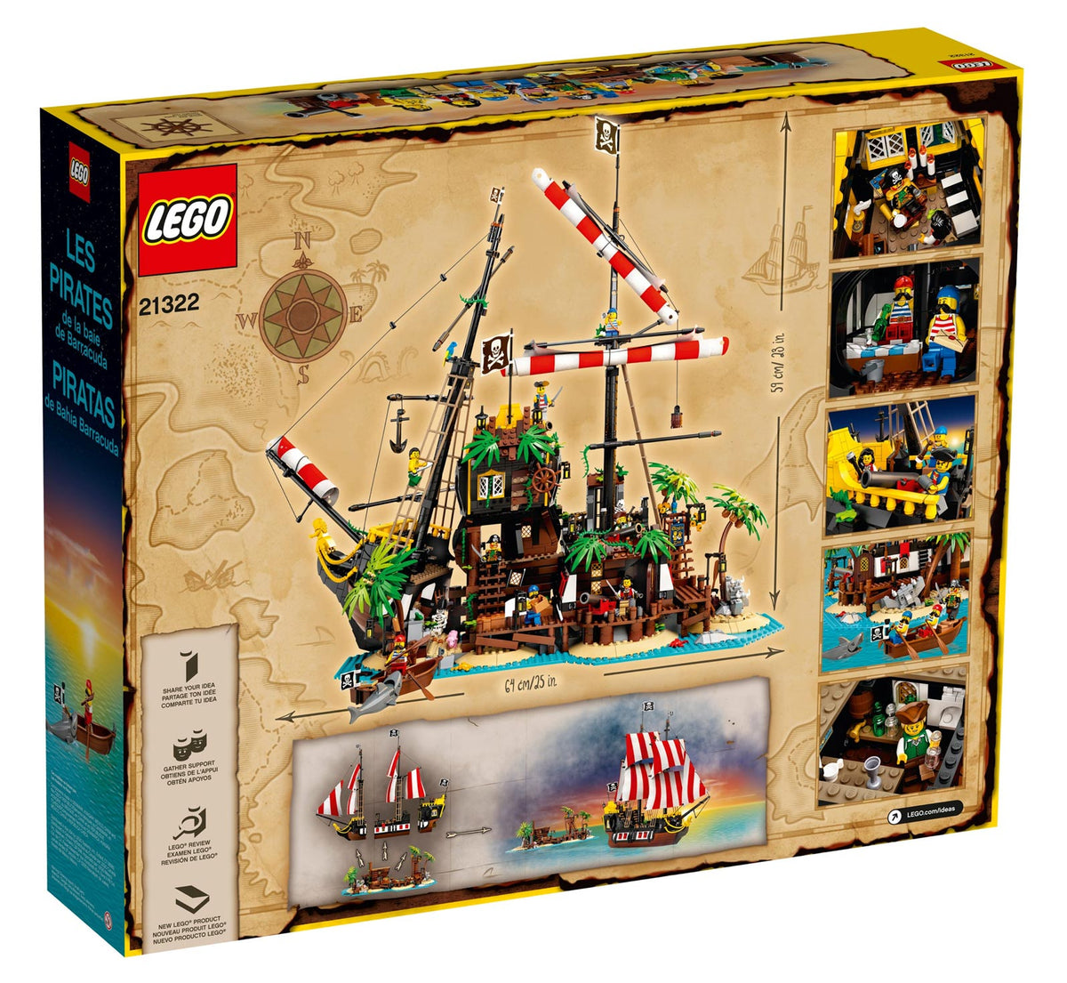 Pirates of Barracuda Bay - LEGO® Ideas 21322